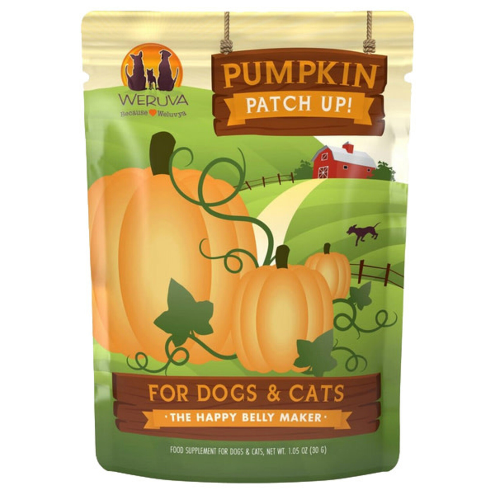 Weruva Pumpkin Patch Up Pureed Pumpkin Dog & Cat 2.8oz