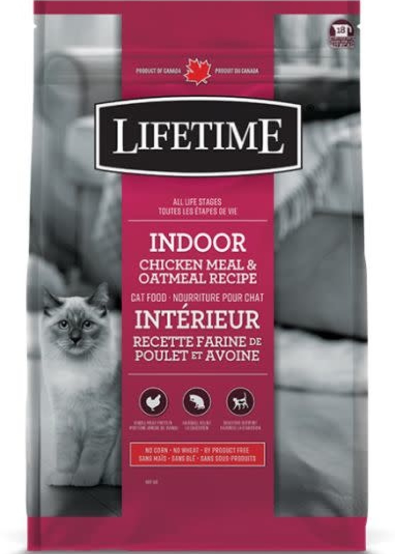 Lifetime Lifetime Cat Indoor Chicken and Oatmeal 6.5kg