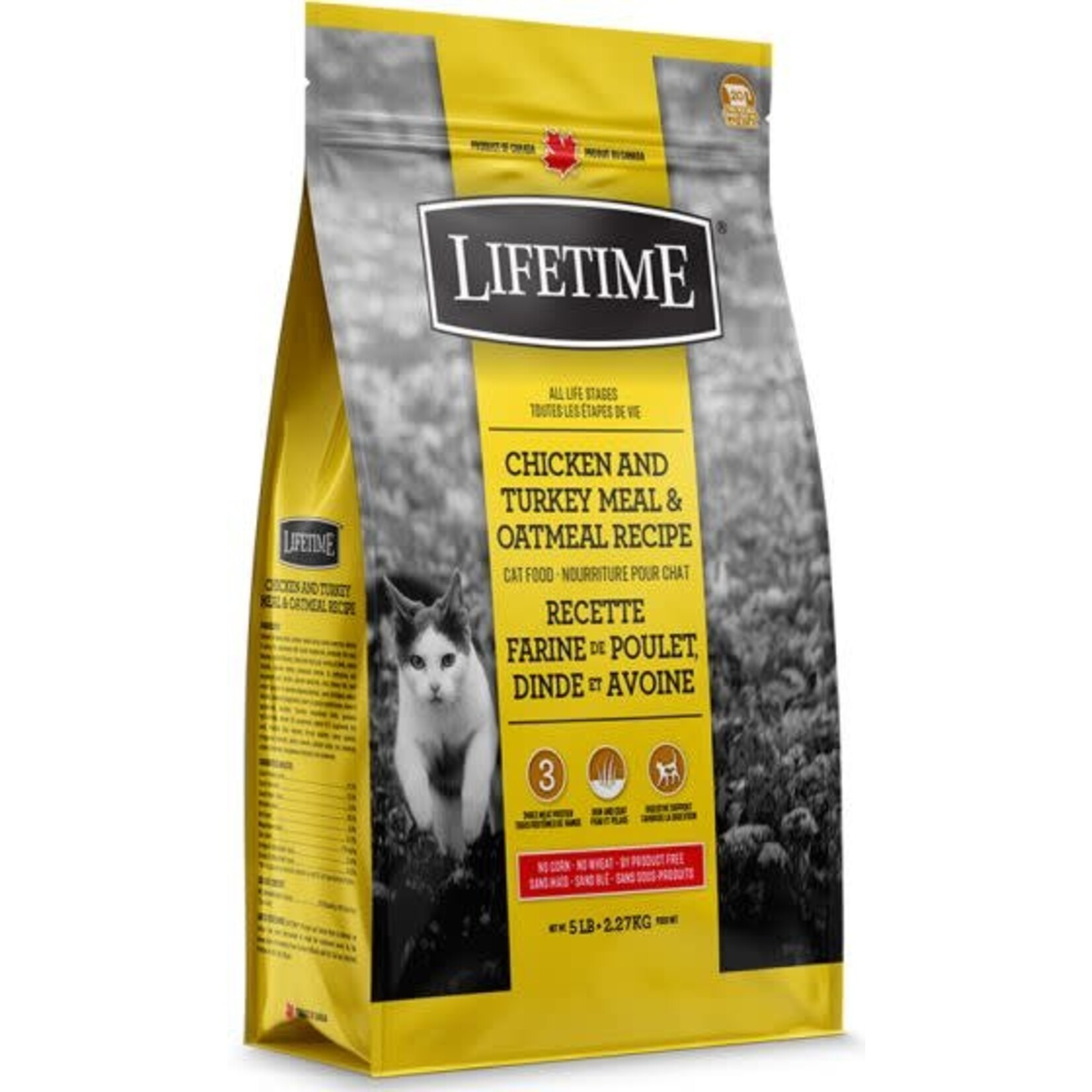 Lifetime Lifetime Cat Chicken Turkey & Oatmeal 2.27kg