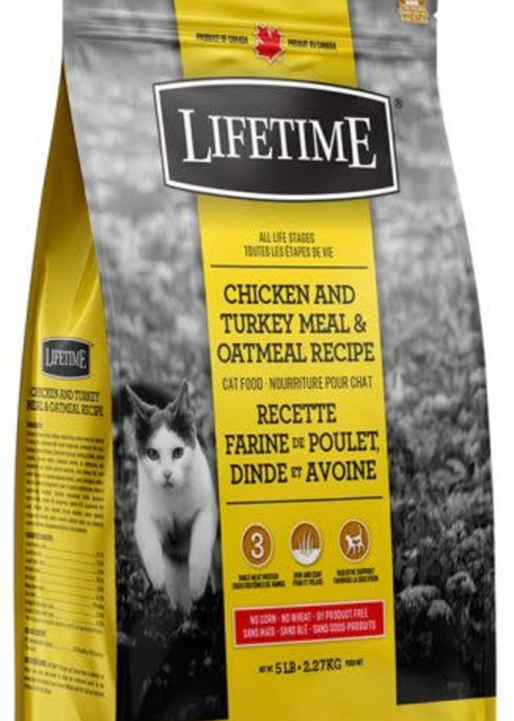 Lifetime Lifetime Cat Chicken Turkey & Oatmeal 2.27kg