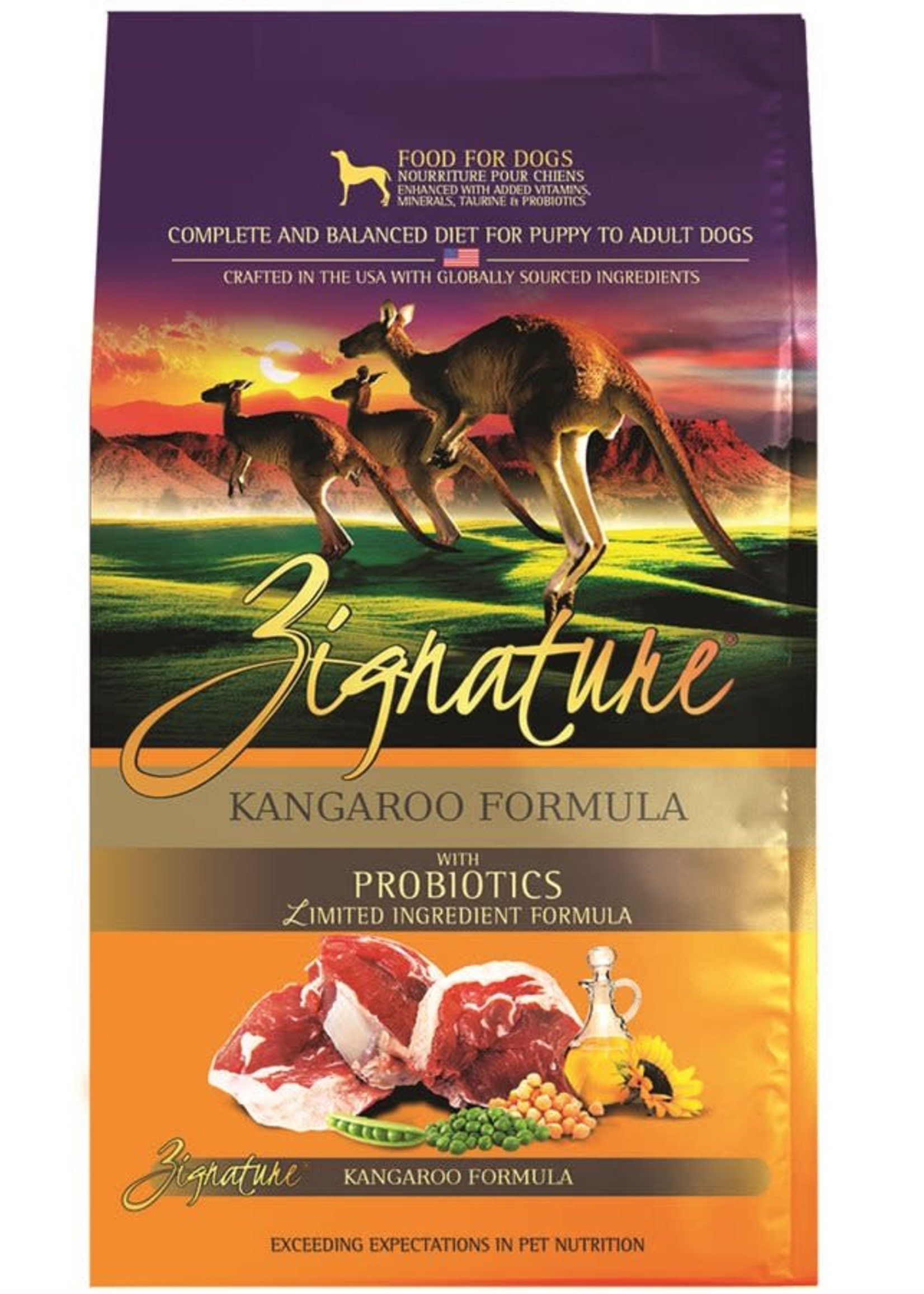 Zignature Zignature Grain-Free Limited Ingredient Kangaroo Dog Food 25lb