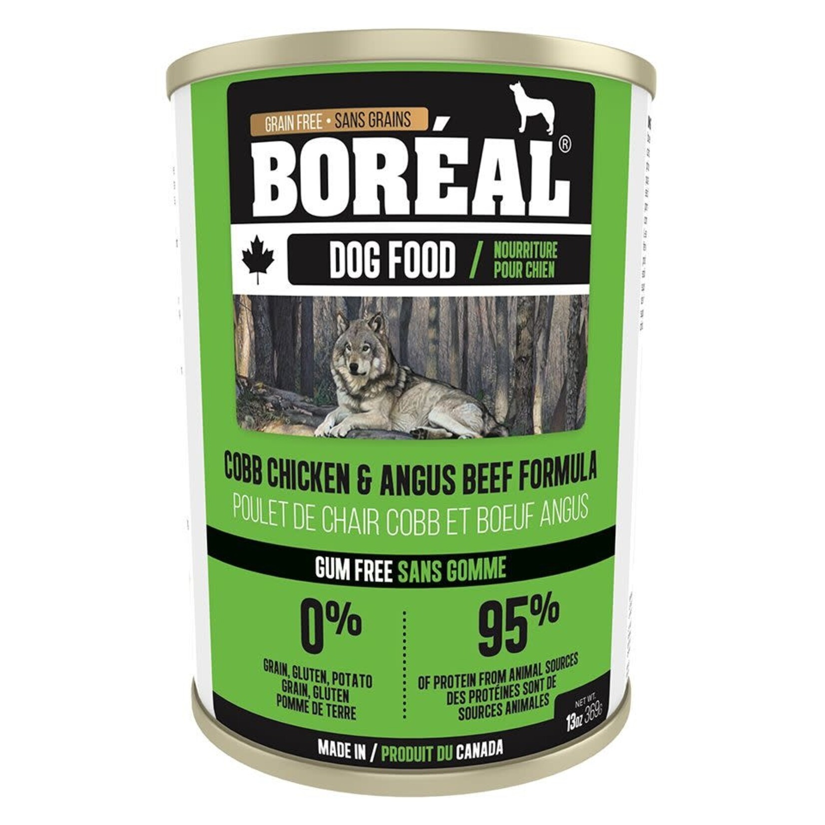 Boreal Dog Cobb Chicken & Angus Beef Can 369gm.