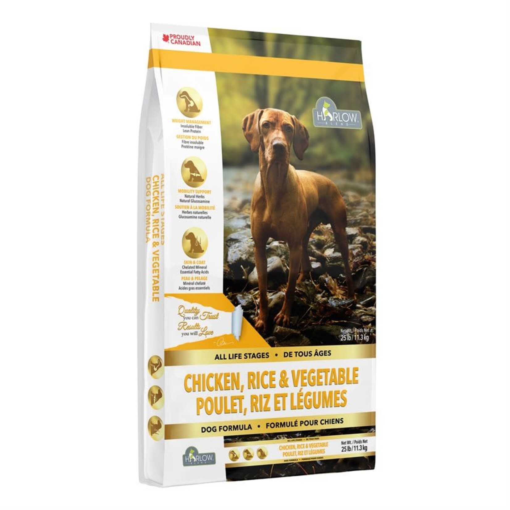 Harlow Blend Prime Dog Chicken, Rice & Veggies 25lb