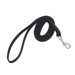 Train Right  Cotton Training Leash Black 5/8inx10ft