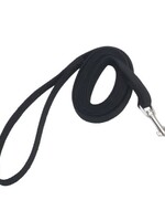 Train Right  Cotton Training Leash Black 5/8inx10ft