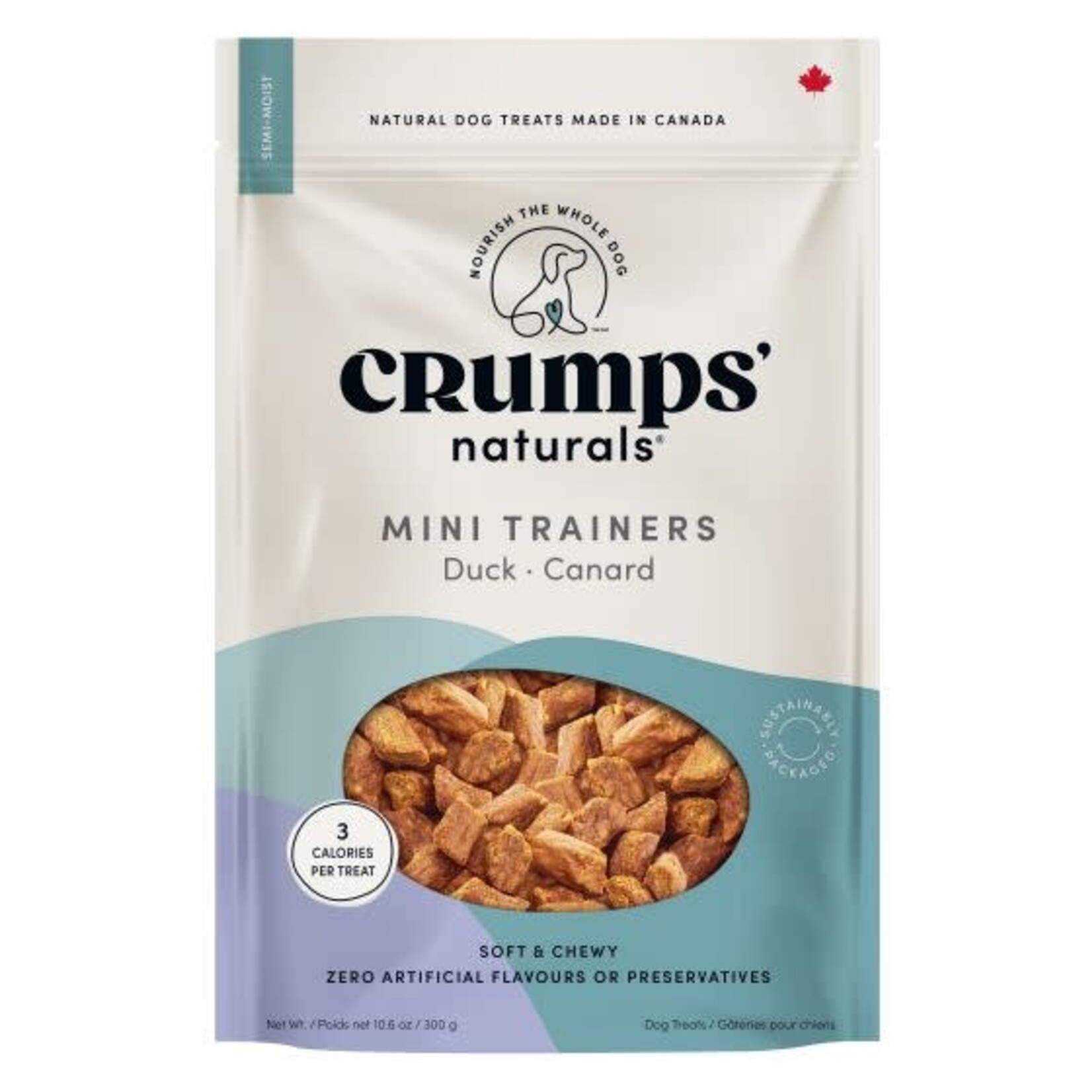 CRUMPS' NATURALS® Crumps Mini Trainers Duck Semi Moist 10.5oz
