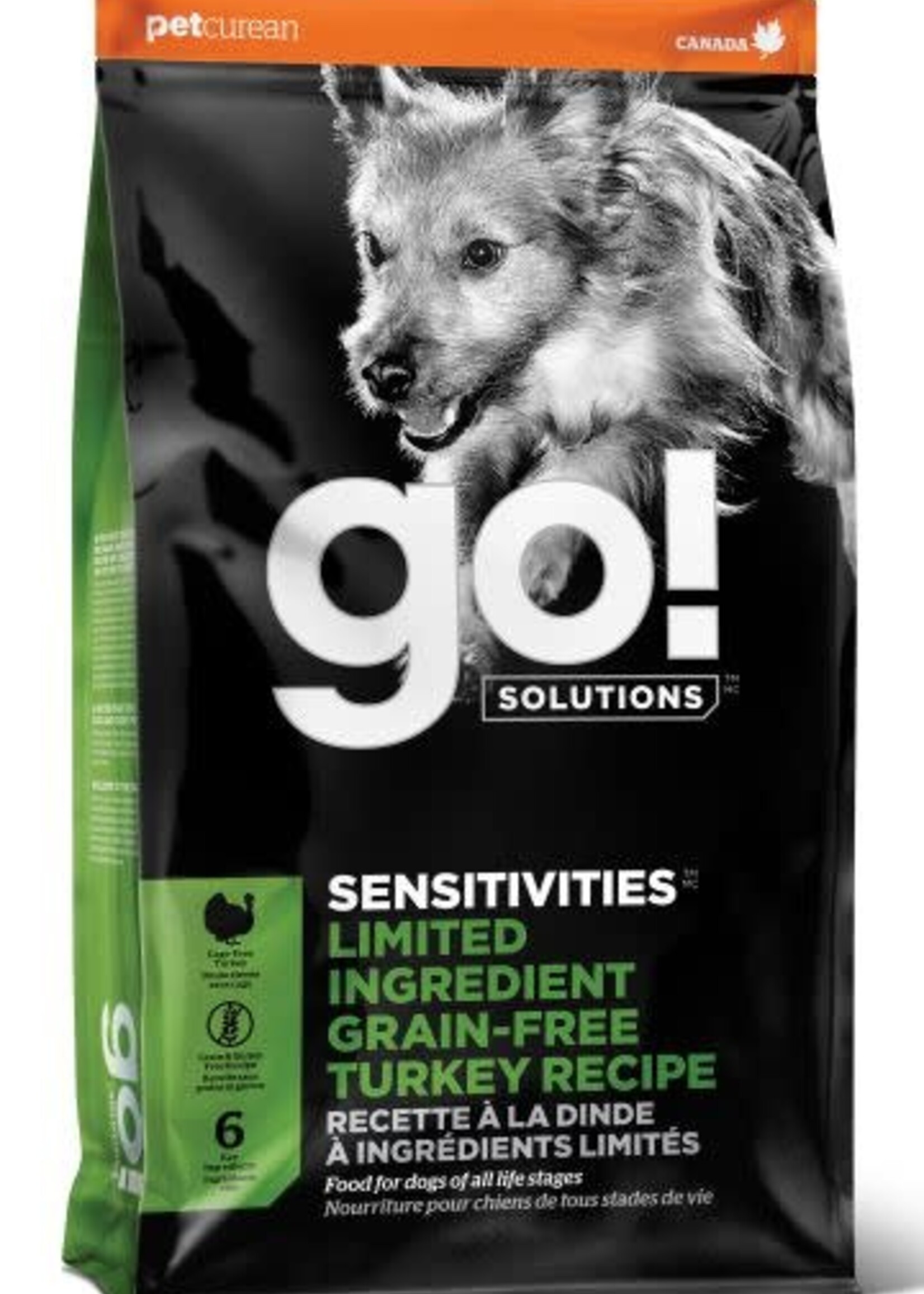 Go! Solutions GO! Dog Sensitivities LID GF Turkey 22lbs