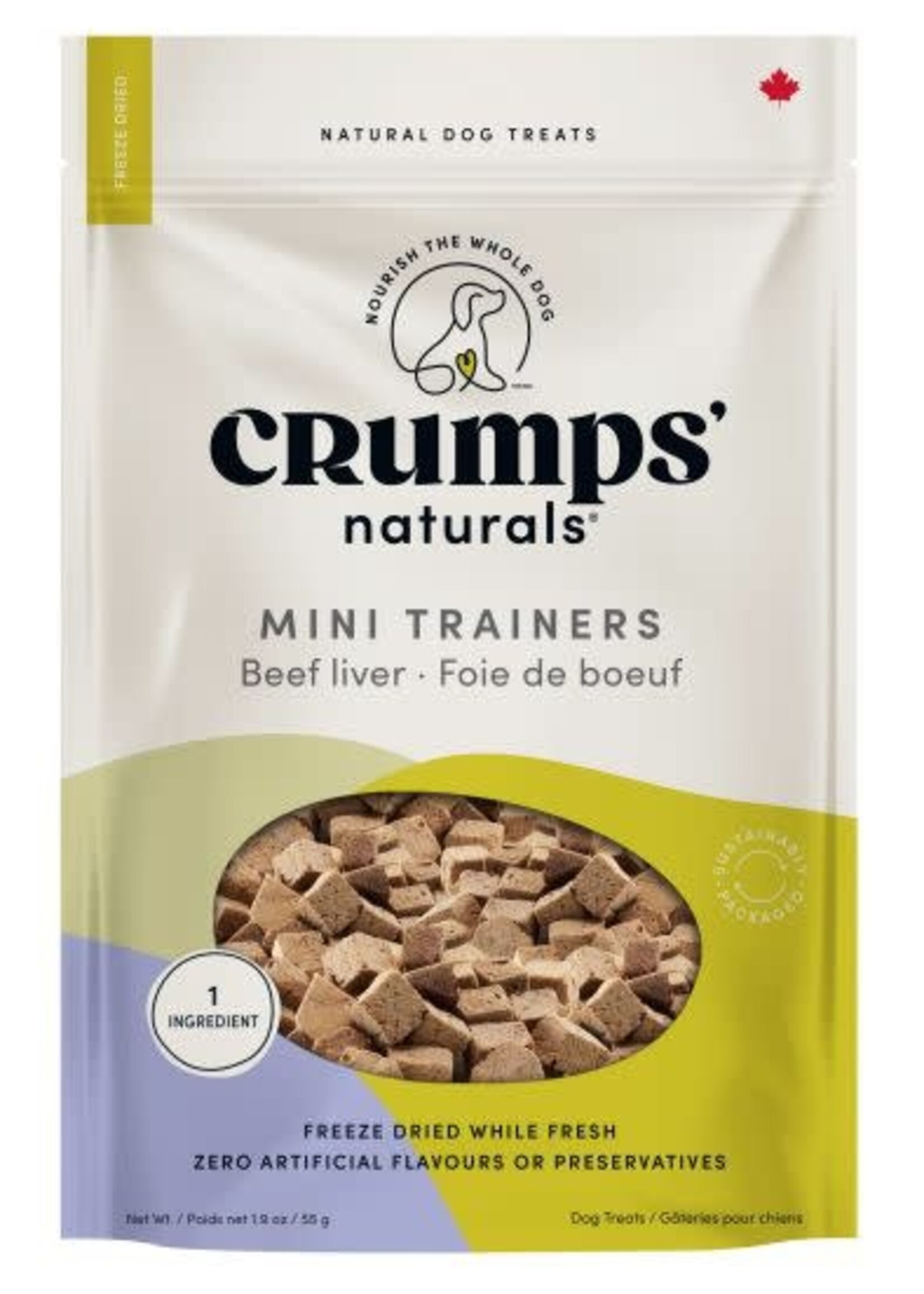 CRUMPS' NATURALS® Crumps' Mini Trainers Beef Liver 55g