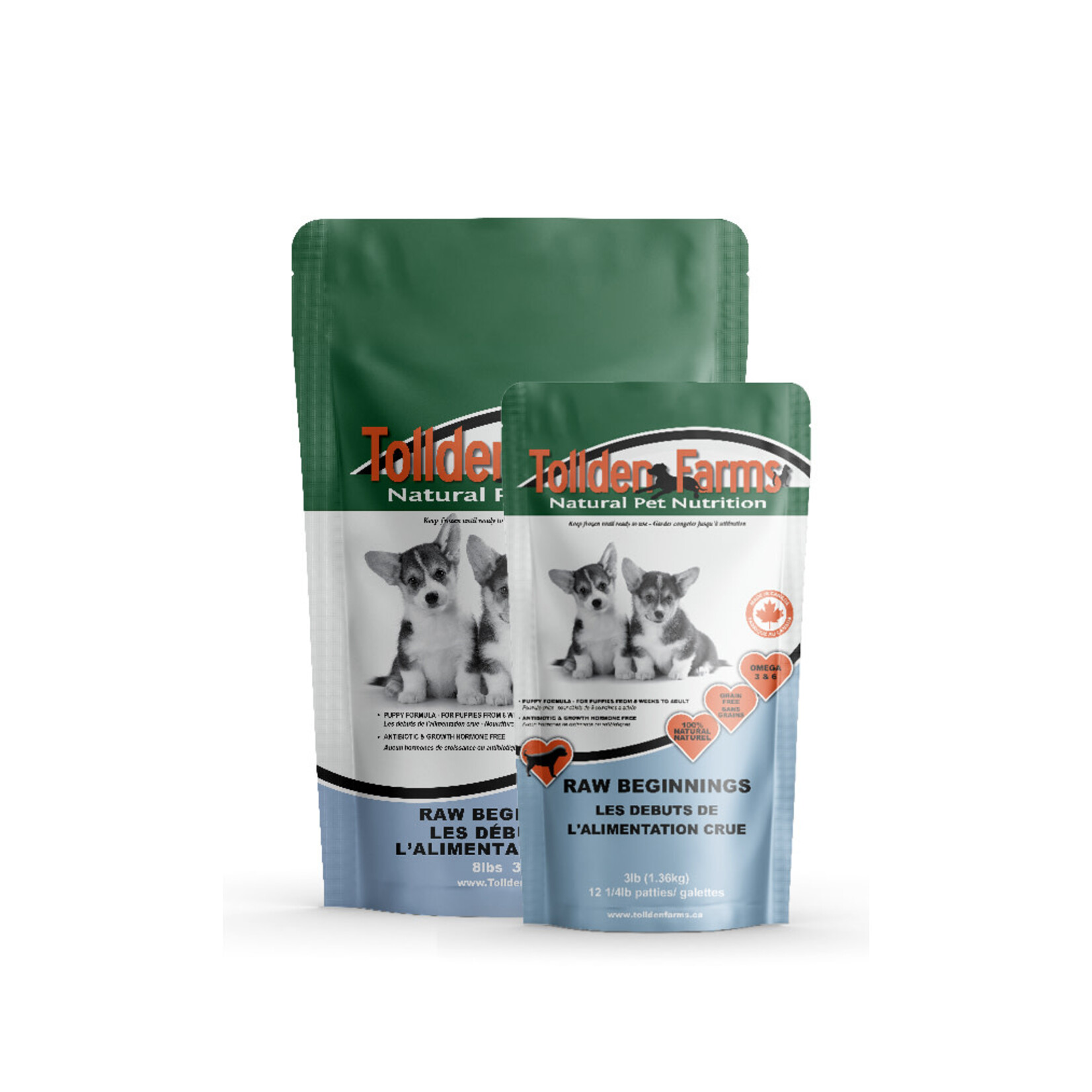 Tollden Farms Raw Beginnings for Puppies 3lb