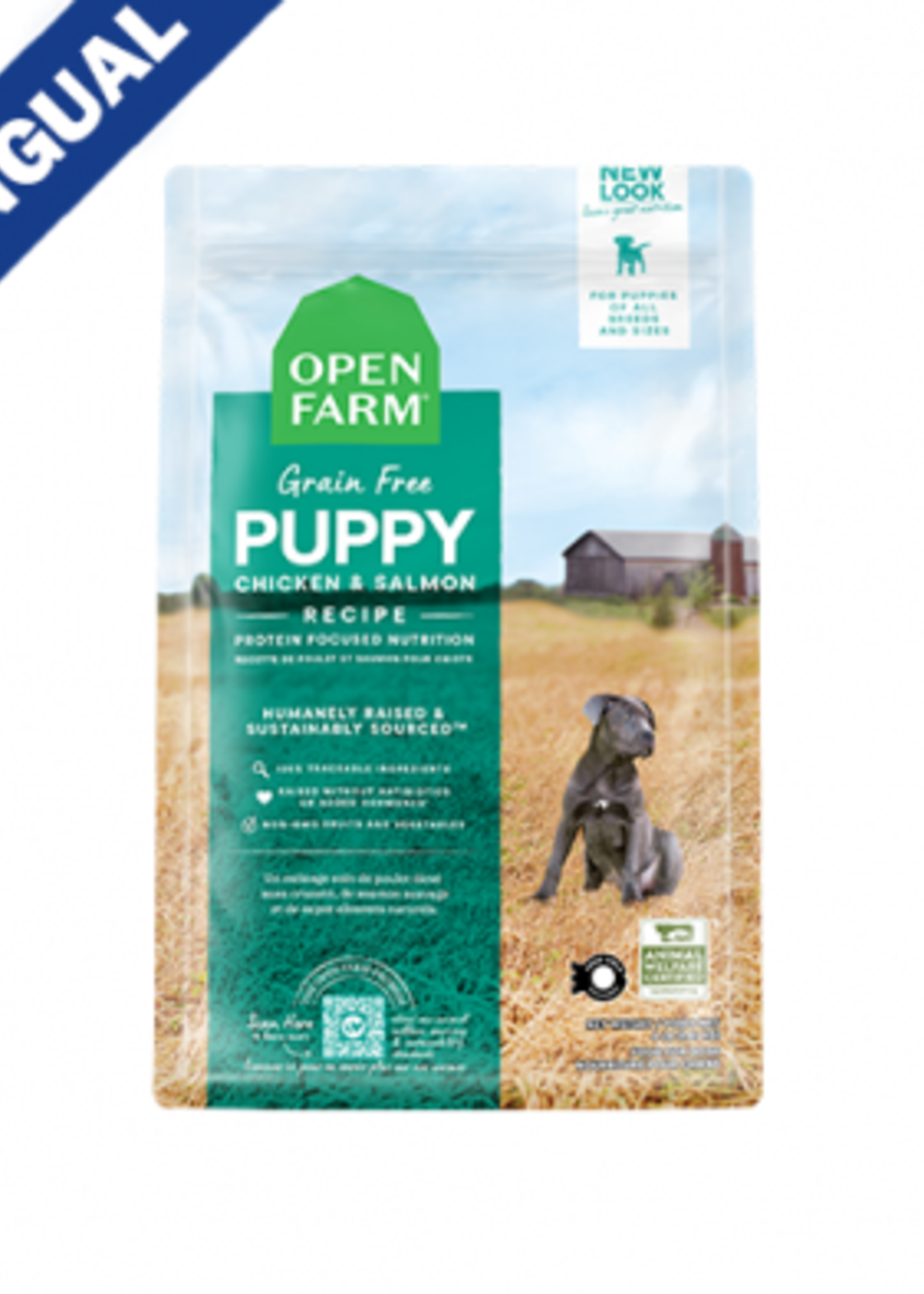 Open Farm Open Farm Puppy Chicken & Salmon Recipe 22lb