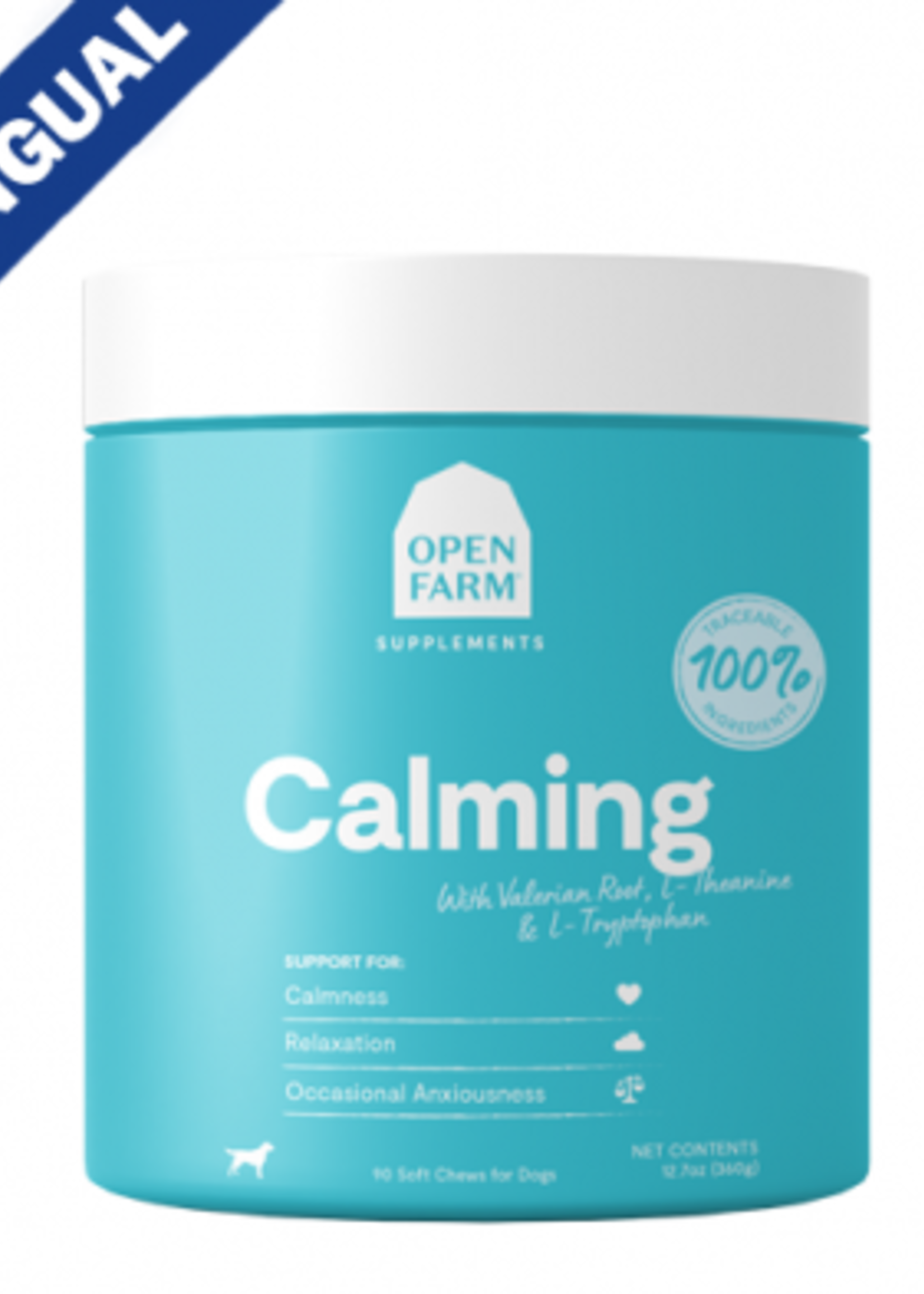 Open Farm Open Farm® Calming Chews Supplement for Dogs (90 ct)
