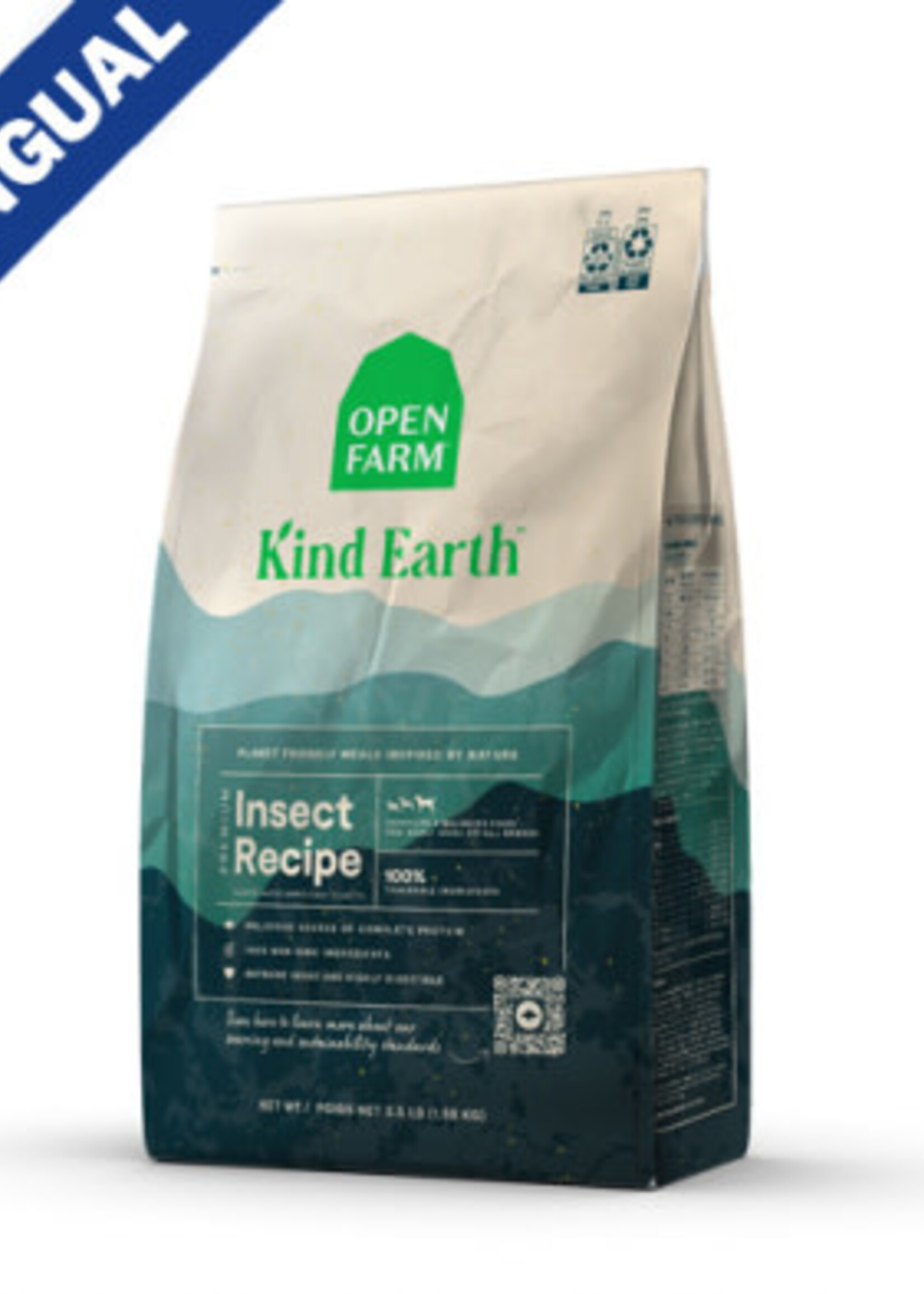 Open Farm Open Farm® Kind Earth™ Premium Insect Kibble Recipe 3.5 lbs