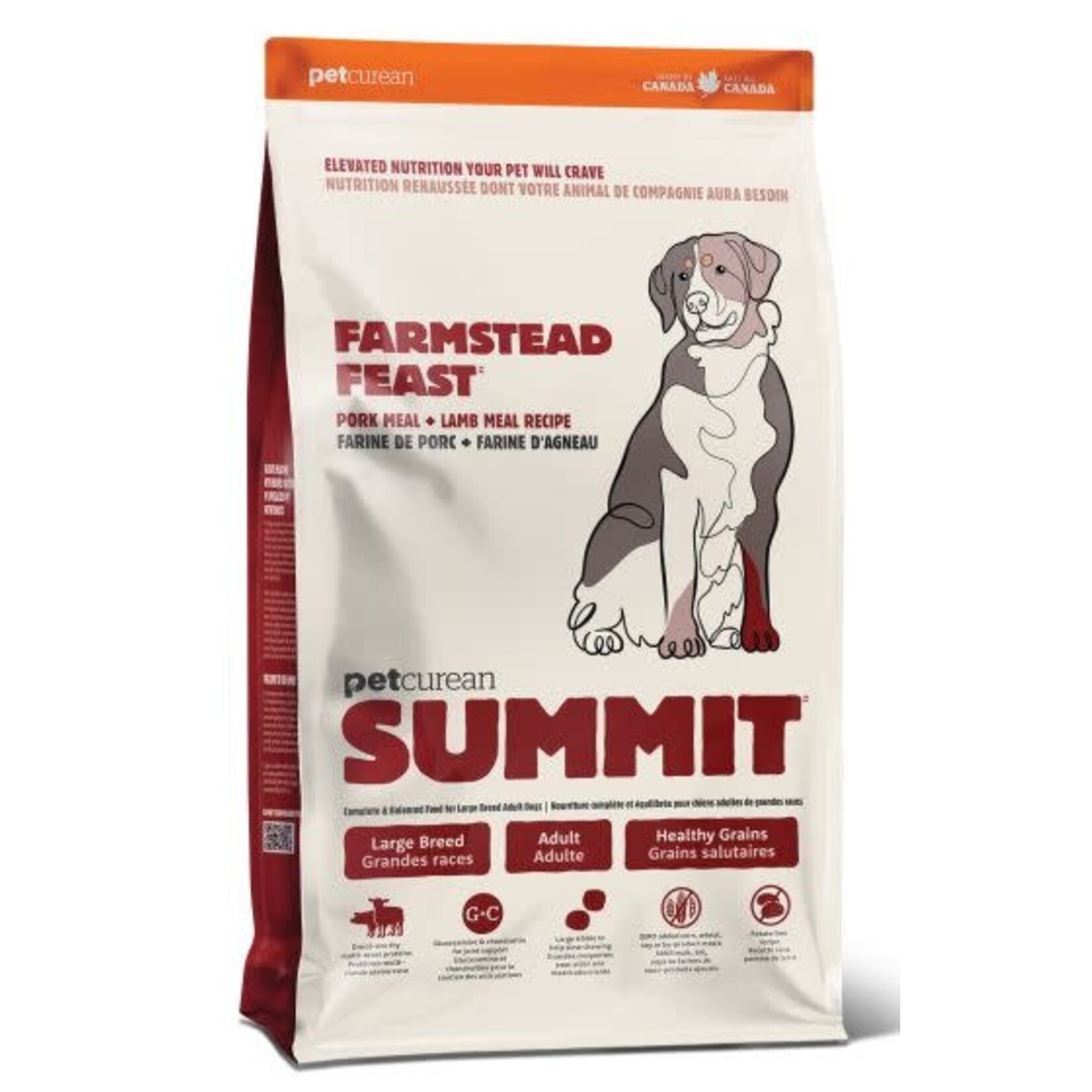 Summit Farmstead Feast Large Breed 25lbs (red)