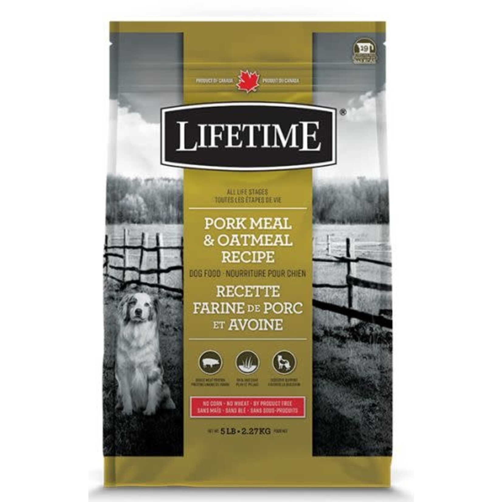 Lifetime Lifetime Pork & Oatmeal 11.4kg