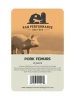 Raw Performance Pork Femurs (2 pack)