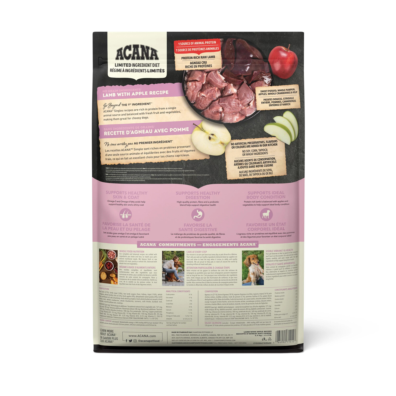 Acana® Acana Dog Singles Lamb + Apple 5.4kg