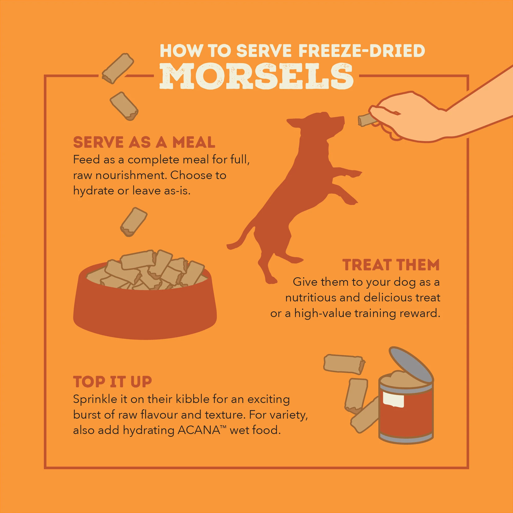 Acana® Acana Freeze-Dried Morsels Free-Run Turkey 227g
