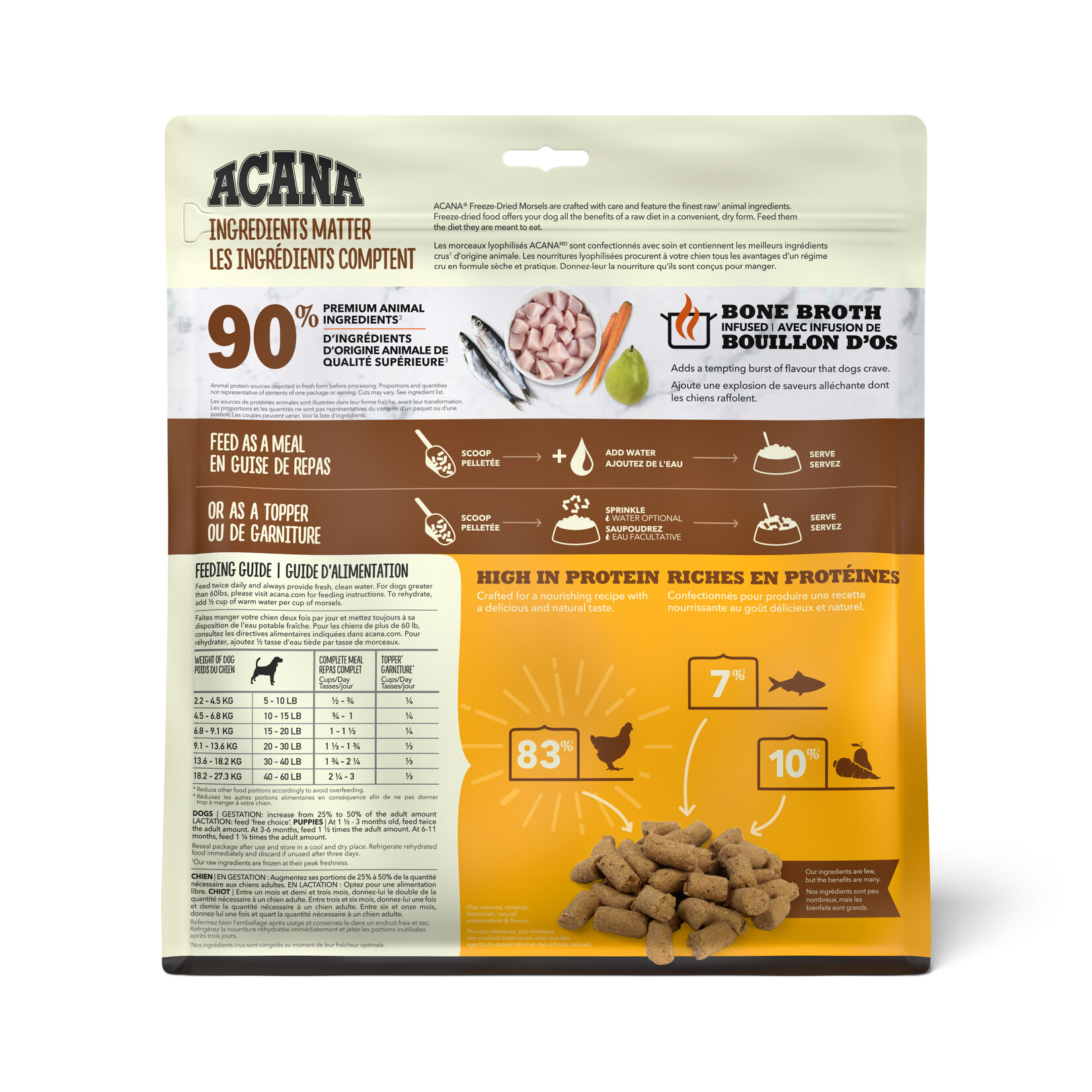 Acana® Acana Freeze-Dried Morsels Free-Run Chicken 227g