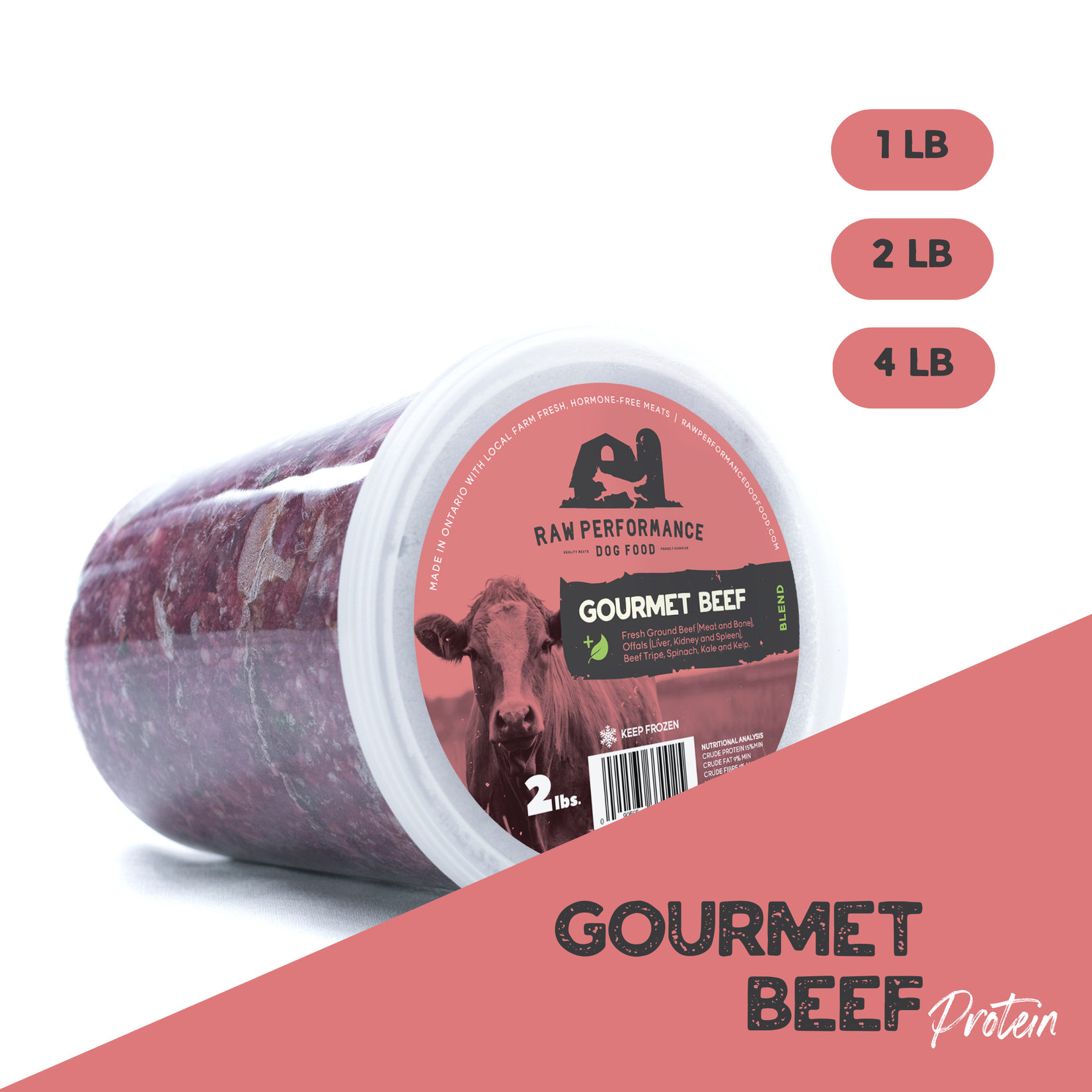 Raw Performance Raw Performance Gourmet Beef 1lb