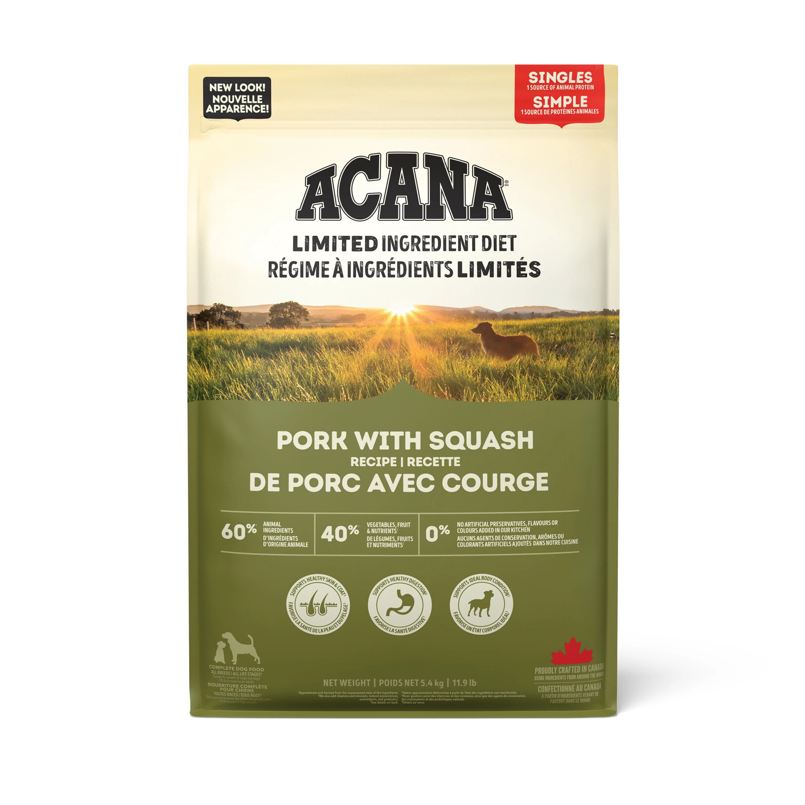Acana® Acana Dog Singles Pork + Squash 10.8kg