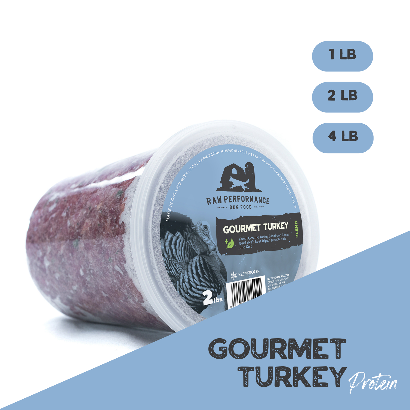 Raw Performance Raw Performance Gourmet Turkey 1lb