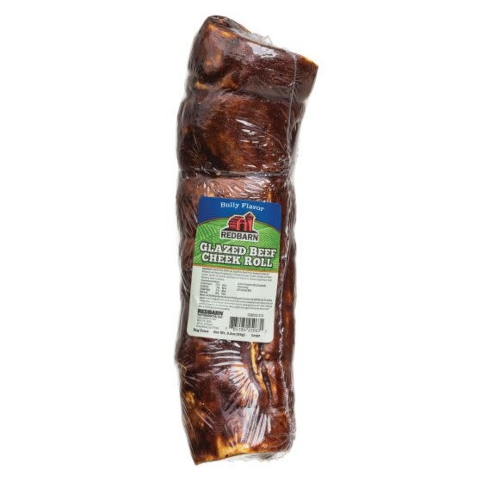Red Barn Redbarn Glazed Beef Cheek Roll Large Dog Bully Flavour