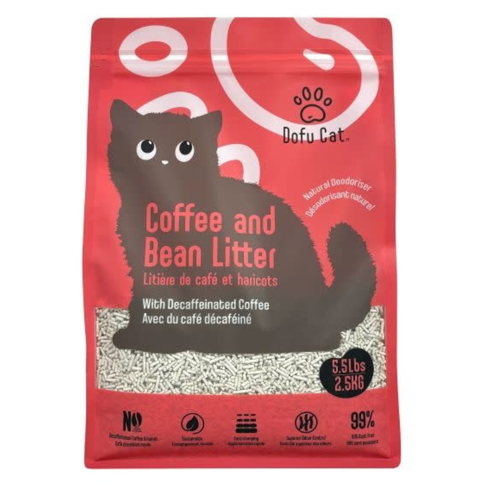 Dofu Dofu Cat Coffee + Bean Litter 2.5kg