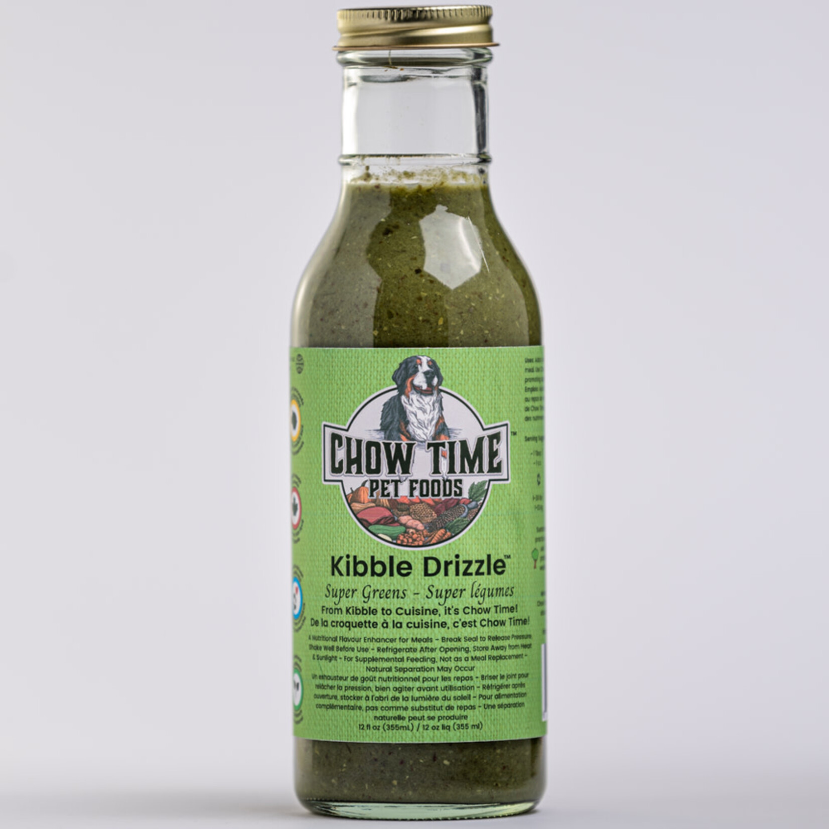 Chow Time Chow Time Kibble Drizze Super Greens 12oz