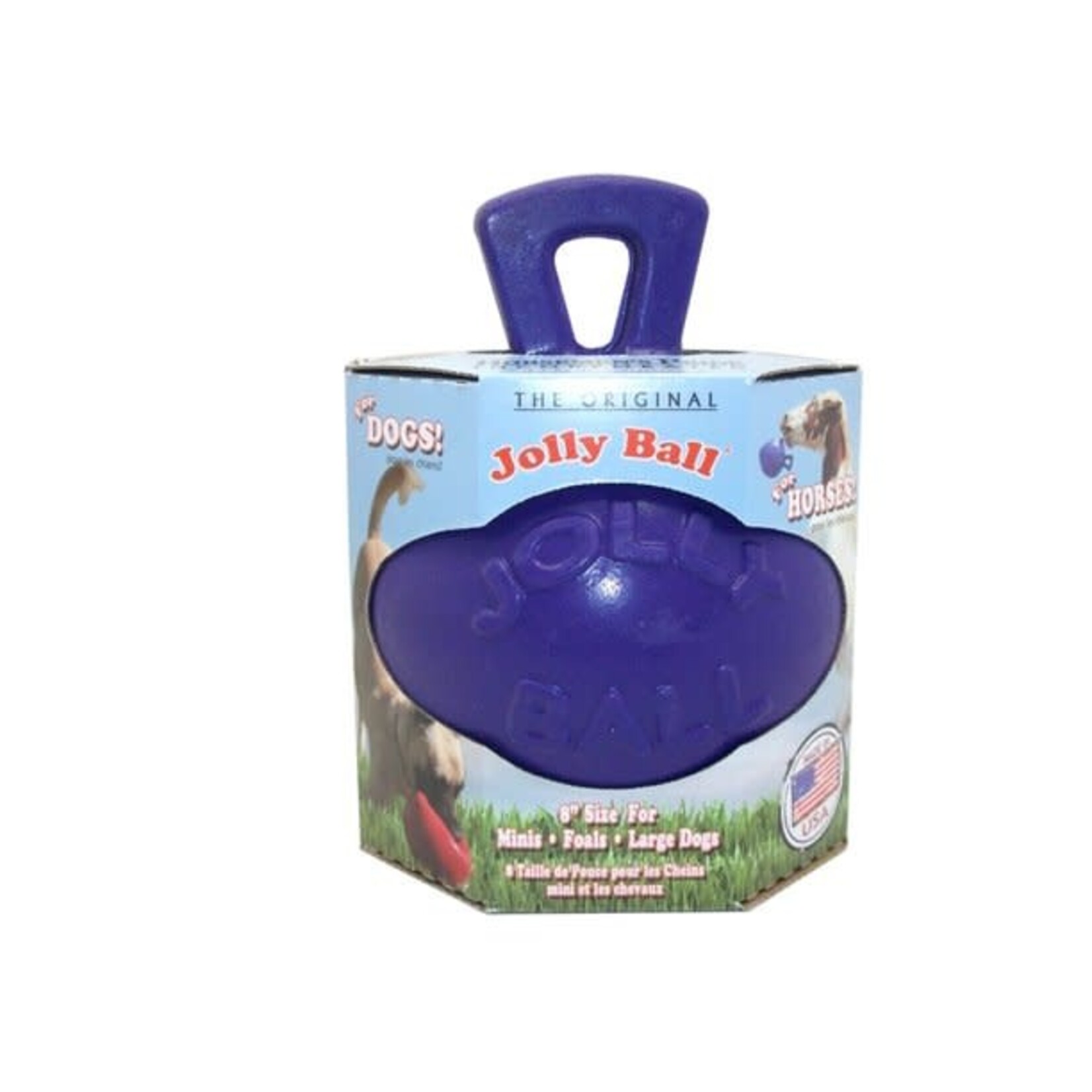 Horsemen's Pride Inc. Dual Jolly Ball 8" Blue