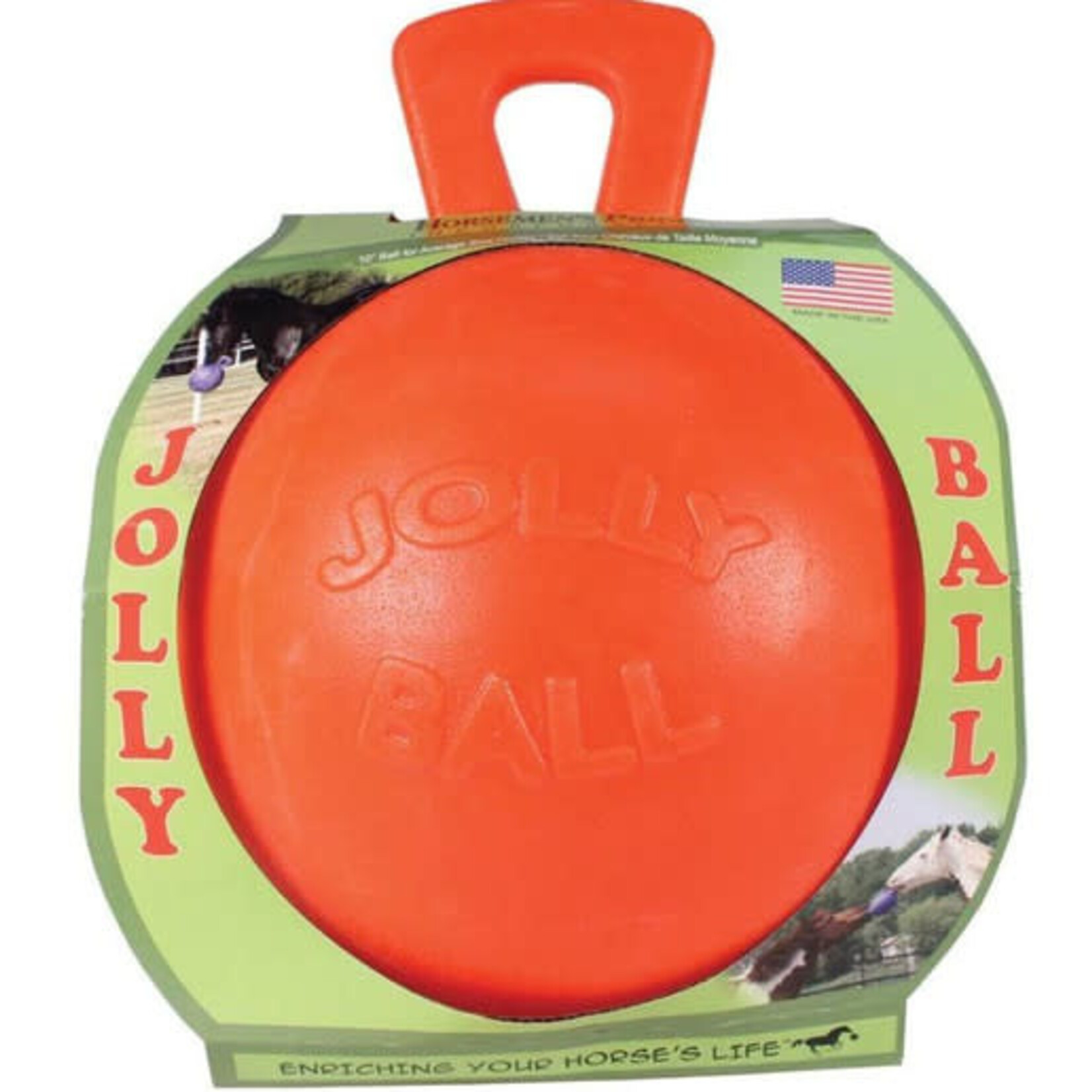 Horsemen's Pride Inc. Dual Jolly Ball 8" Orange