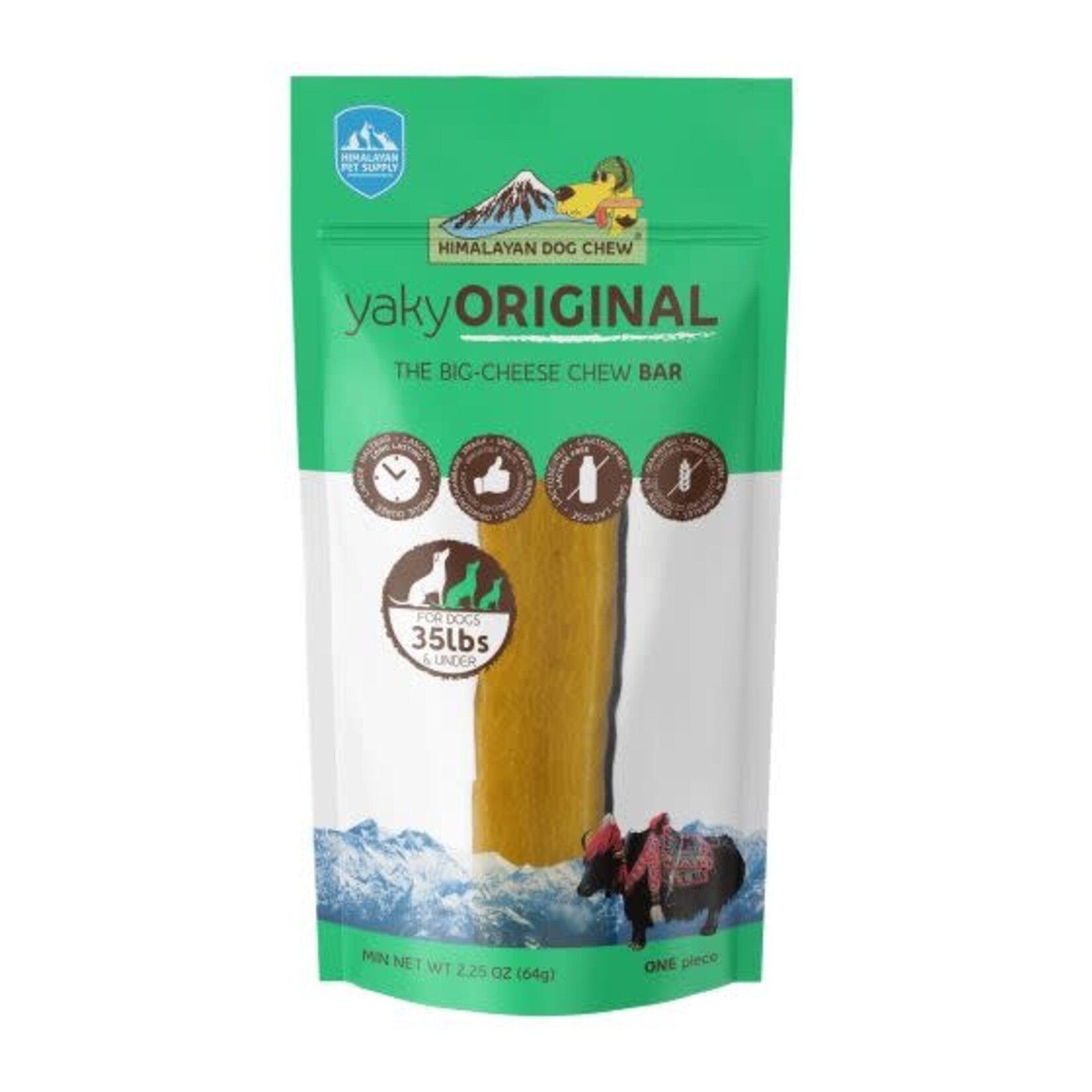 Himalayan Pet Supply Himalayan Dog Chew Yaky Original Cheese Medium (Green - 35 lb and under