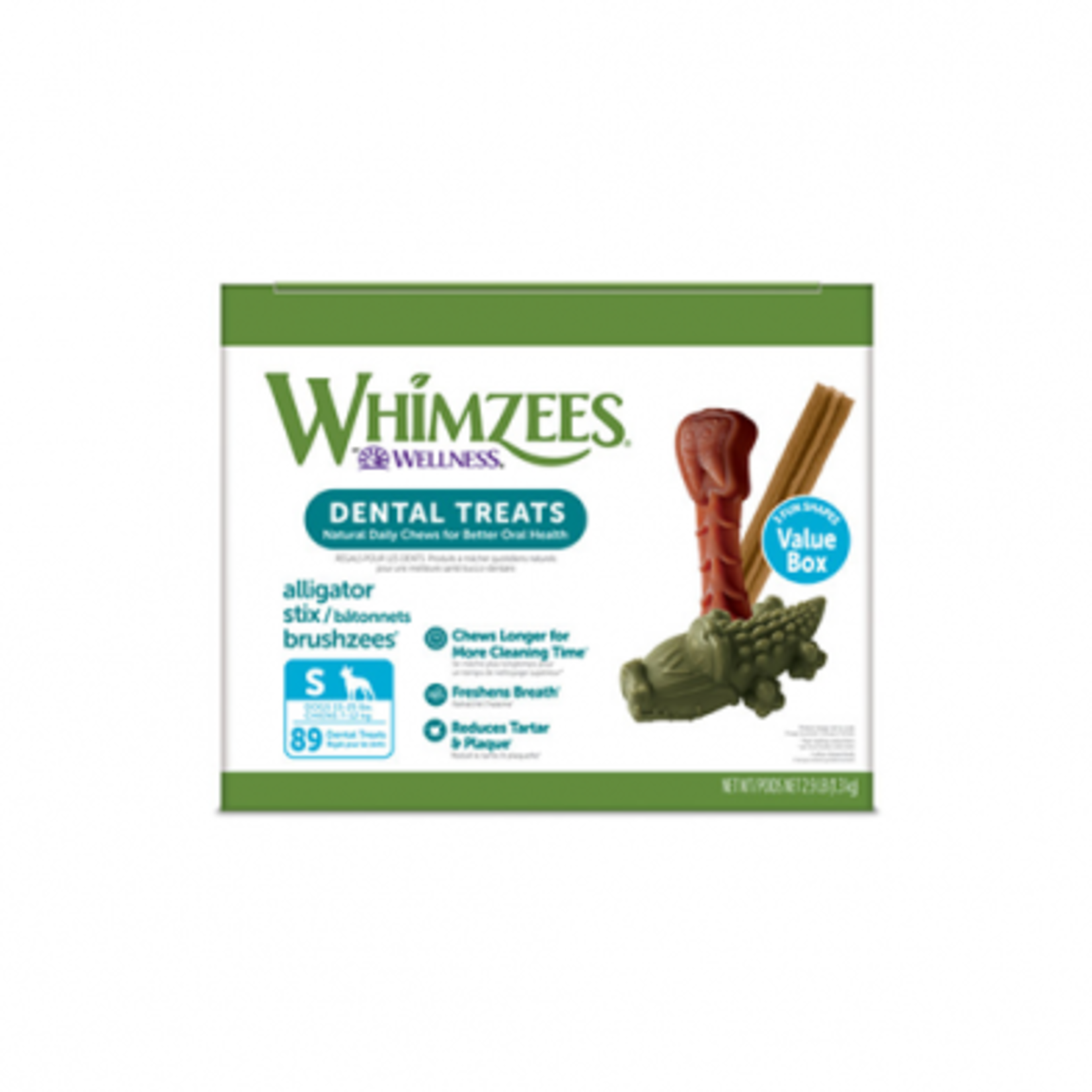 Whimzees™ Whimzees® by Wellness® Value Box for Small Breed Dogs Dental Chew (89ct)