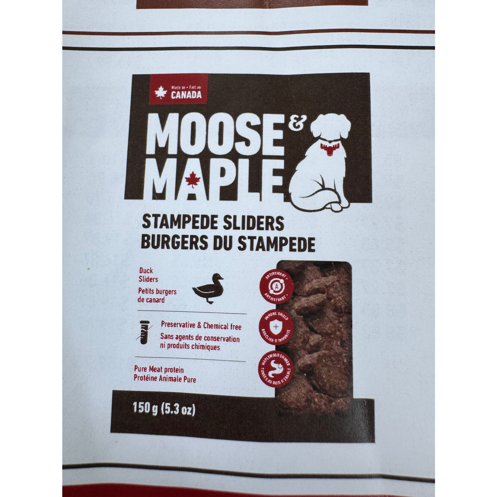 Moose & Maple Moose & Maple Stampede Sliders DUCK 150 g