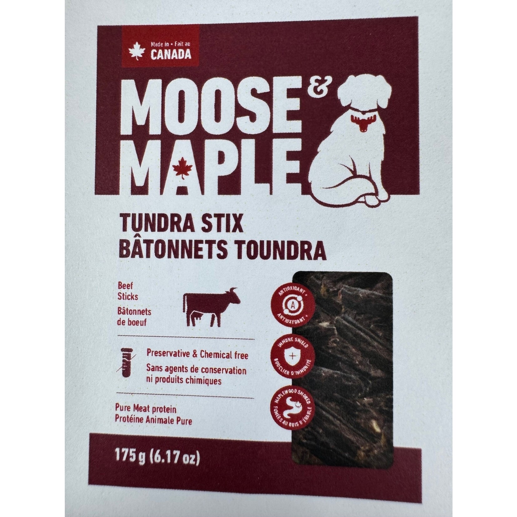 Moose & Maple Moose & Maple Tundra Stix BEEF 175 g
