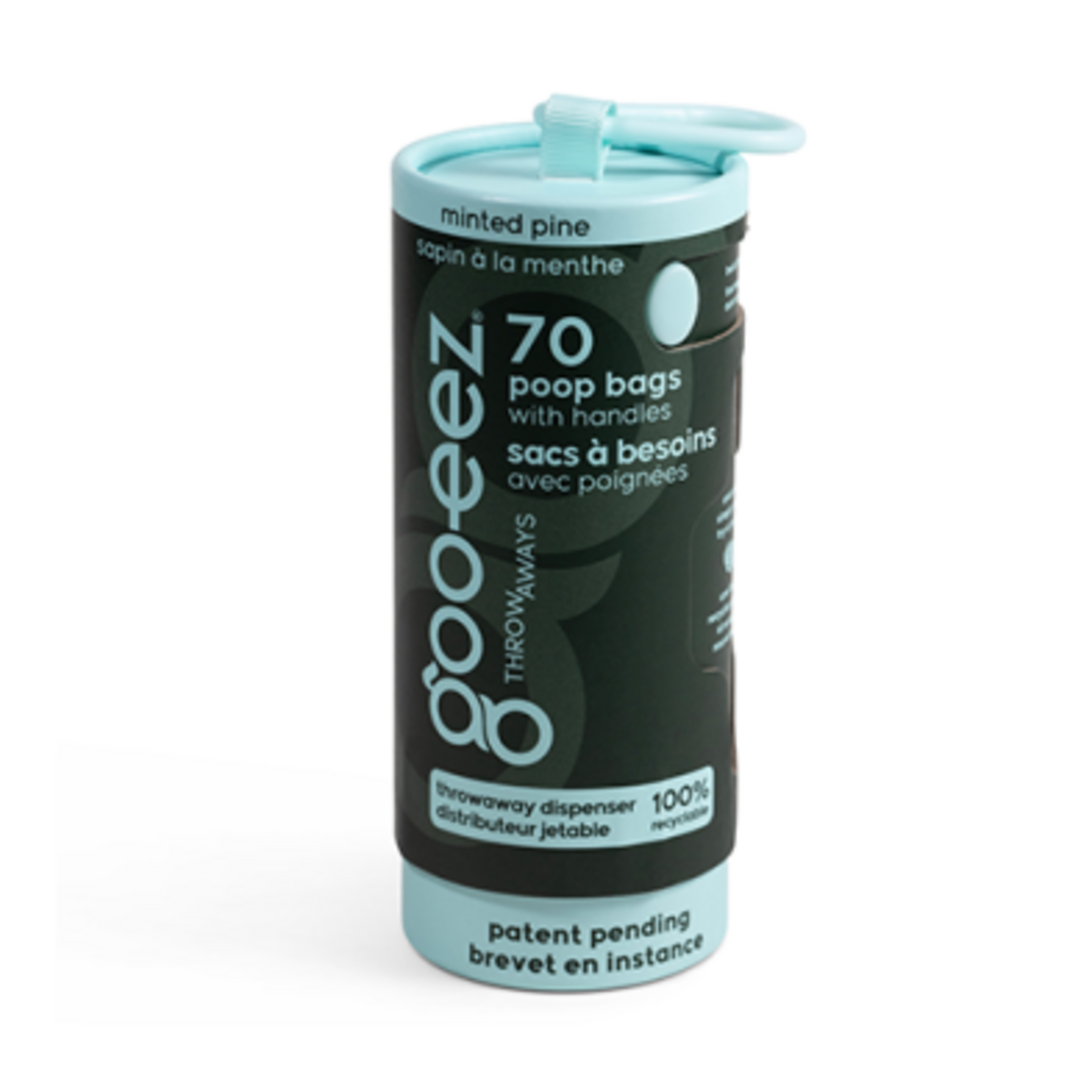 Goo-eez Goo-eez® Eco-Friendly Poop Bag with Disposable Dispenser Minted Pine (70ct)