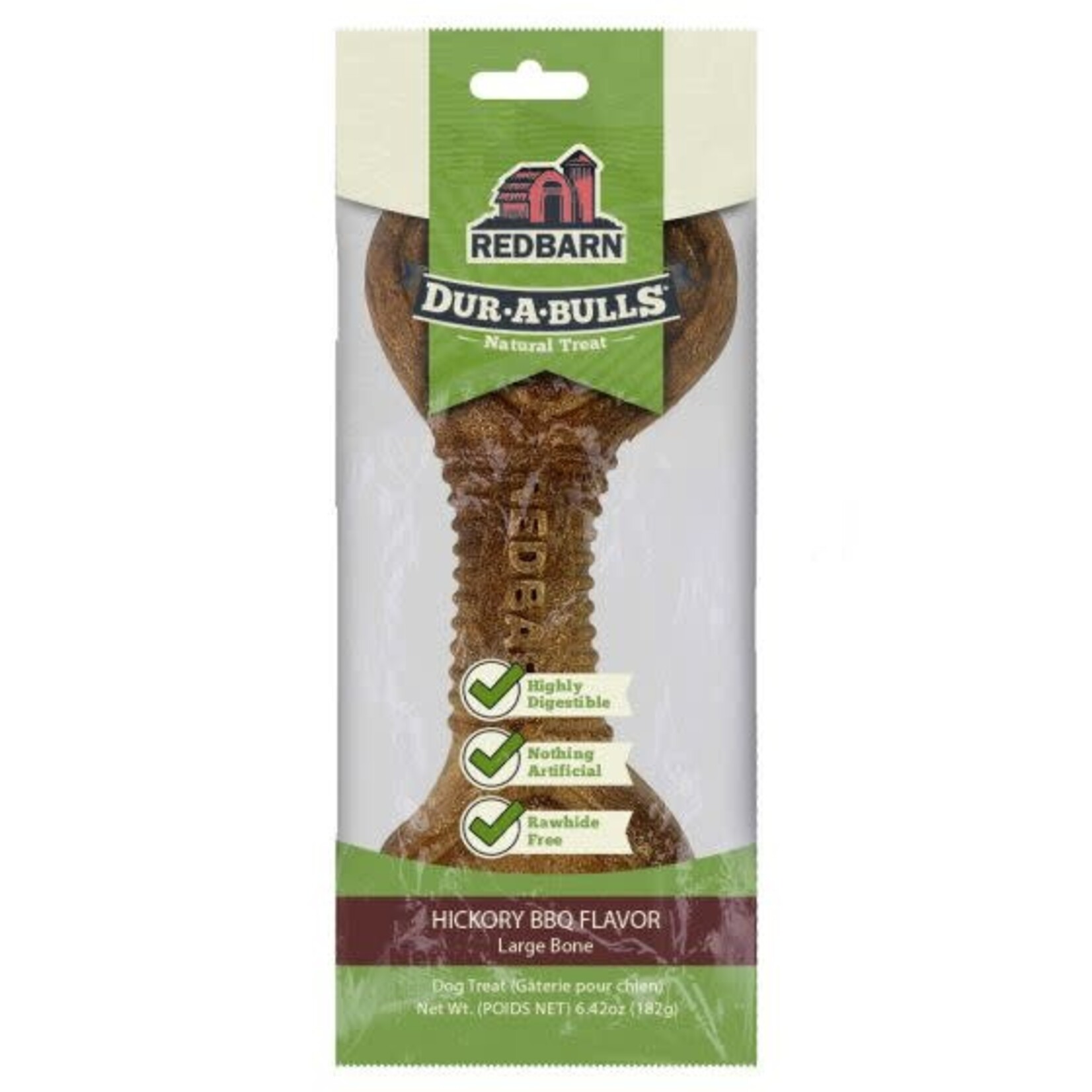 Red Barn Redbarn Dur-A-Bulls Bone Hickory BBQ Flavor, Large