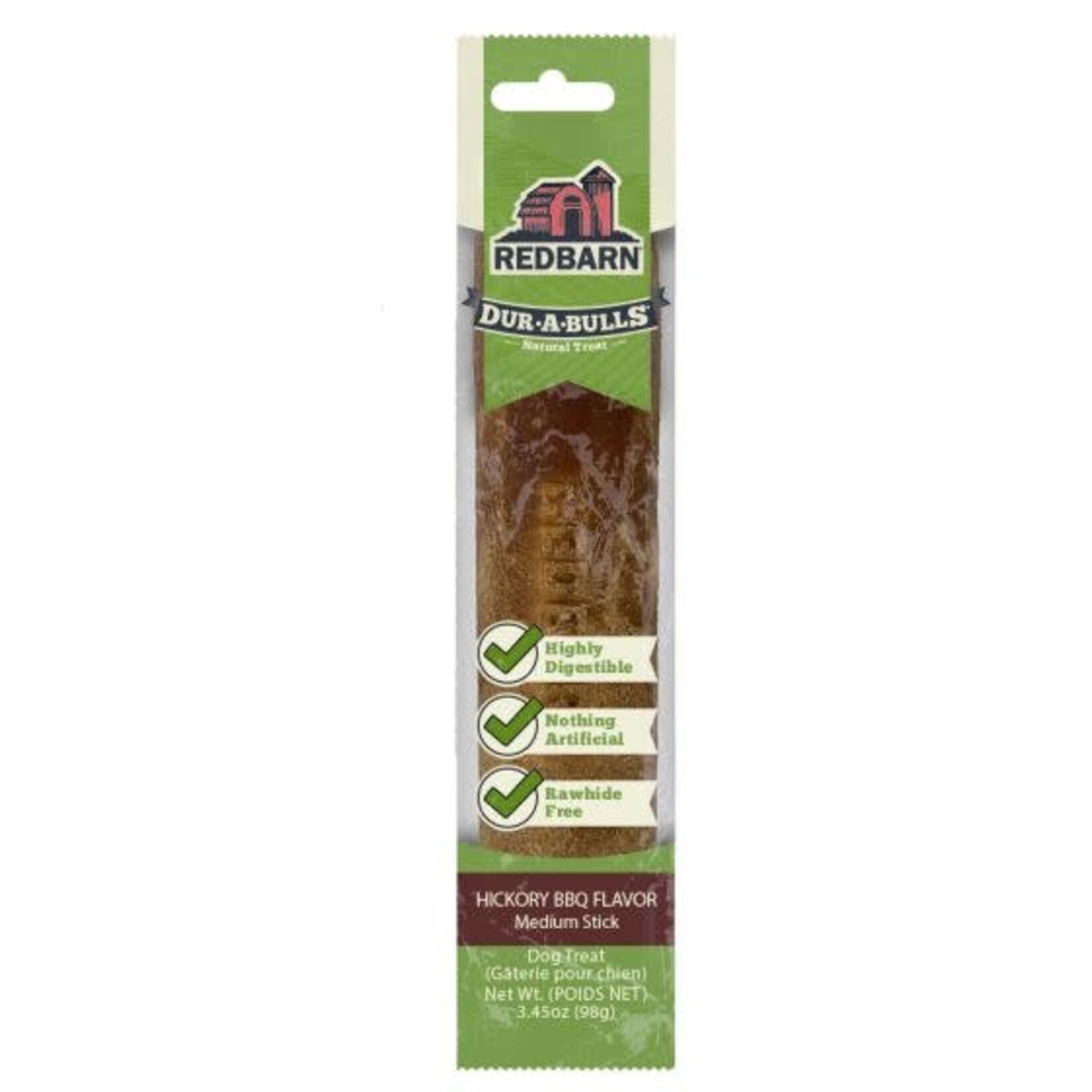 Red Barn Redbarn Dur-A-Bulls Stick Hickory BBQ Flavor, Medium