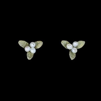 Michael Michaud Design Michael Michaud Petite Leaf Earrings - Small Stud
