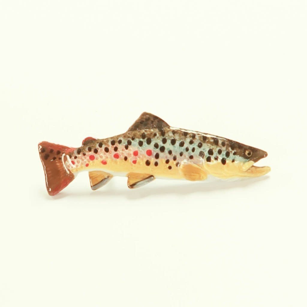  Catfish, Fish Pin, Hand Painted, FP078, 2”, Common Cat