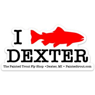 The Painted Trout "I Trout Dexter" Sticker