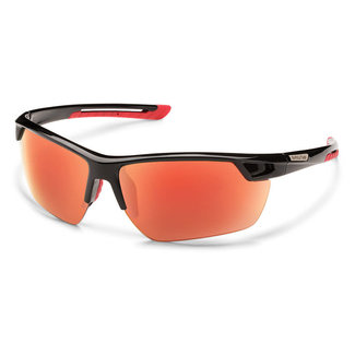 SunCloud Suncloud Contender Black with Polarized Red Mirror Lenses