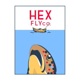 Hex Fly Co. Hex Fly Co. Bigger Boat Sticker