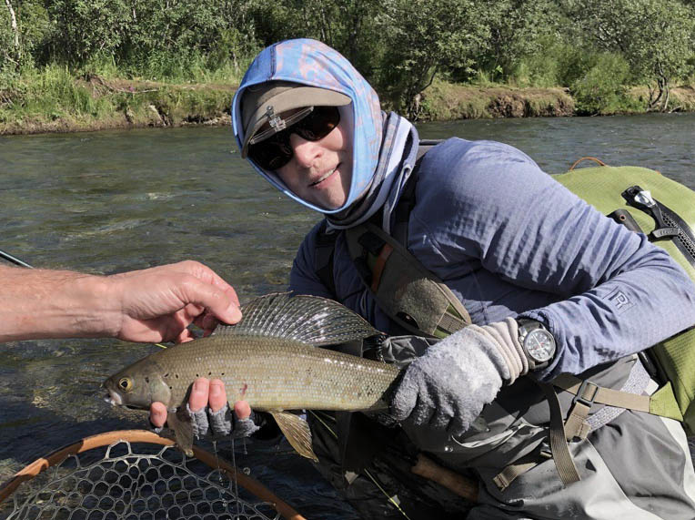 Arctic Grayling from Margot River, Alaska