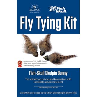 Flymen Fishing Fly Tying Kit - Fish-Skull Skulpin Bunny