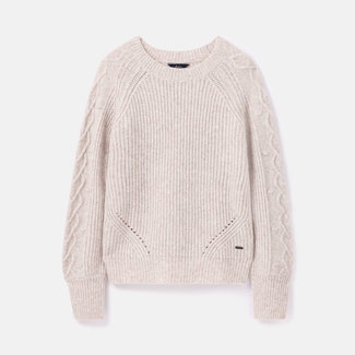 Joules Joules Women's Loretta Heart Cable Knit Sweater