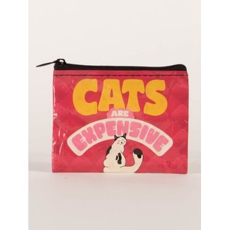 Blue Q Blue Q Coin Purse - Cats Are Expensive