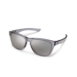 SunCloud Suncloud Topsail Transparent Gray with Polarized Silver Mirro Lenses