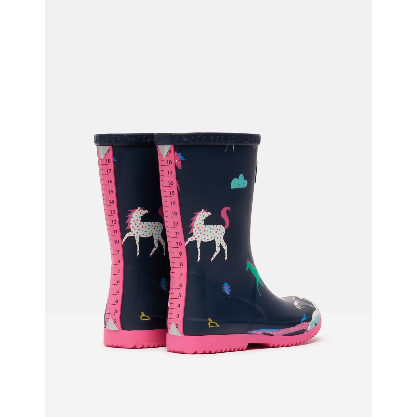 Joules Kid s Roll Up Flexible Printed Rain Boots The Painted Trout