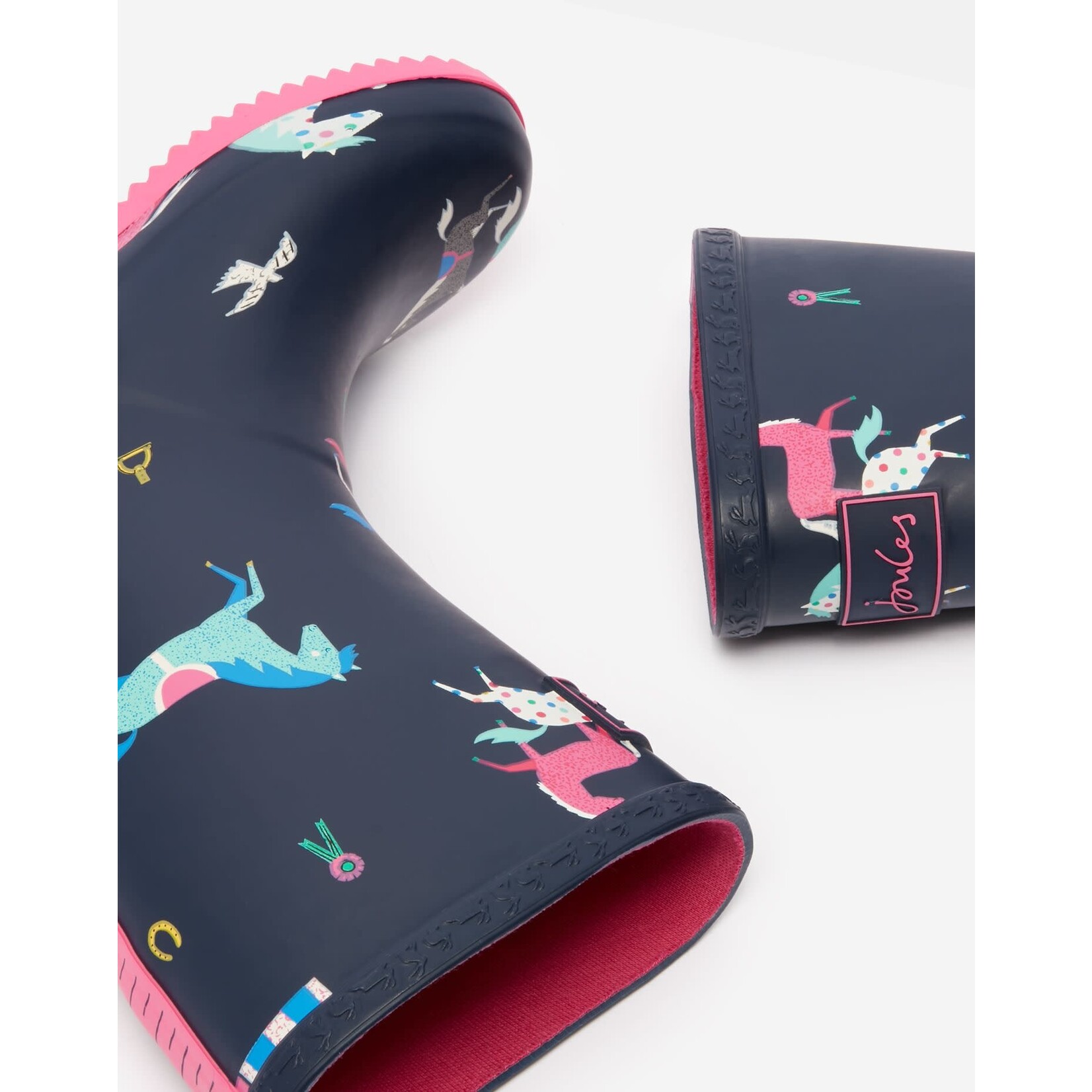 Joules horse print wellies deals