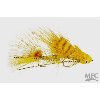Montana Fly Company MFC Galloup's Barred Mini Dungeon - Yellow